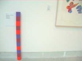 Foto: Bara de lemn-Andrei Cadere, la Bienala de Arta Contemporana-Venetia